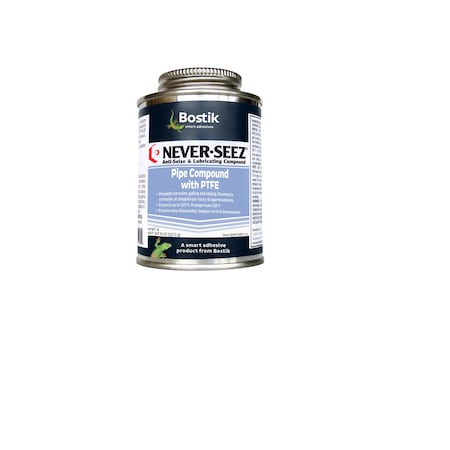 Bostik Bostik Never Seez Pipe Compound With PTFE 8 oz. Brush Top Can NPBT-8
